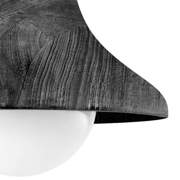 Black Regina Andrew coastal flush mount